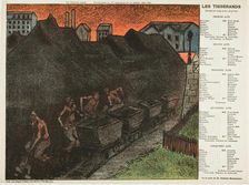 Seventh Performance: Les Tisserands, for Le Théatre Libre, 1892–93. Creator: Henri-Gabriel Ibels