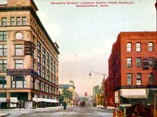 Seventh Street, Minneapolis, Minnesota, USA, 1906