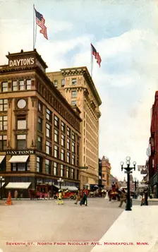 Seventh Street, Minneapolis, Minnesota, USA, 1914