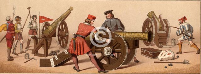 Several artillery from 1507 to 1520, reigns of Louis XII and Francis I of France.