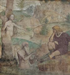 Severe comforted by Driope and Tavaiano, 1513-1514. Creator: Luini, Bernardino (ca. 1480-1532)