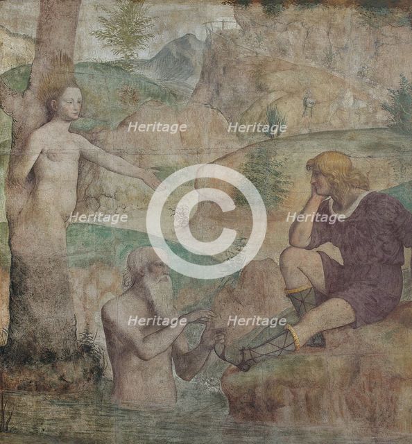 Severe comforted by Driope and Tavaiano, 1513-1514. Creator: Luini, Bernardino (ca. 1480-1532).