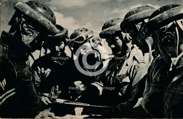 'Severe problems faced the tank crews', c1941 (1944). Artist: Unknown.
