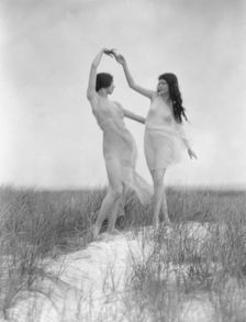 Severn, Margaret, Miss, and an unidentified dancer, 1923 Creator: Arnold Genthe