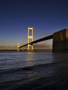 Severn Bridge, Aust, South Gloucestershire, 2011. Artist: James O Davies