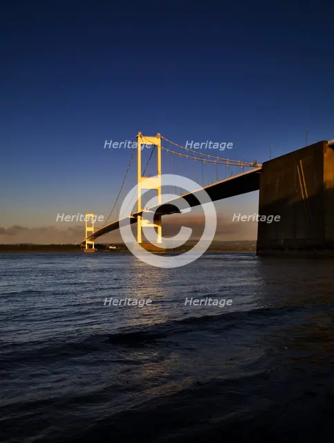 Severn Bridge, Aust, South Gloucestershire, 2011. Artist: James O Davies.