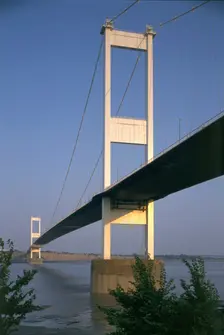 Severn Bridge, Chepstow, Gwent, Wales, 1995. Artist: J Bailey