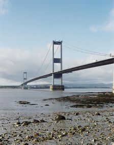 Severn Bridge, M48, Aust, South Gloucestershire, 10/11/1987. Creator: John Laing plc