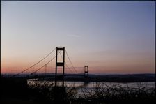 Severn Bridge, M48, Aust, South Gloucestershire, 1978. Creator: Dorothy Chapman