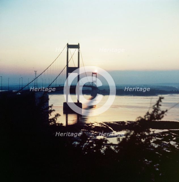 Severn Bridge, M48, Aust, South Gloucestershire, 1987-1989. Creator: John Laing plc.