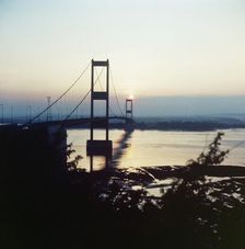Severn Bridge, M48, Aust, South Gloucestershire, 1987-1989. Creator: John Laing plc