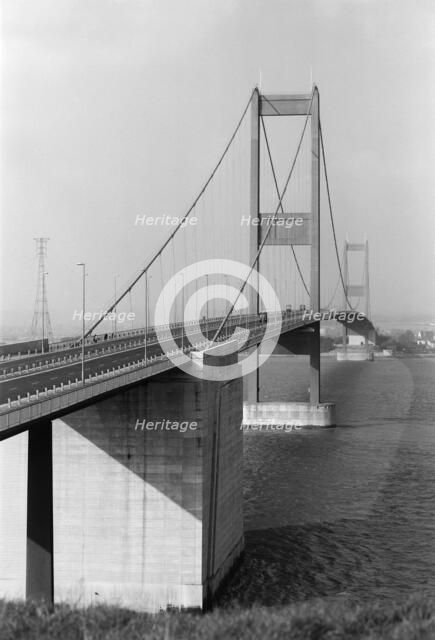 Severn Bridge, near Bristol, 1966. Artist: Eric de Maré