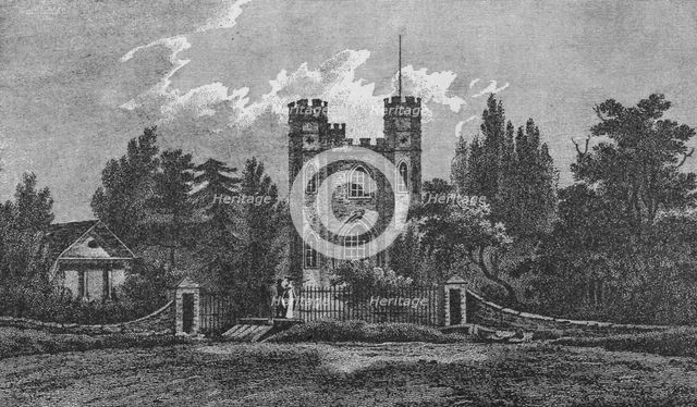'Severndroog Castle, Shooter's Hill', 1807, (1912). Artists: Sir William James, FR Hay.
