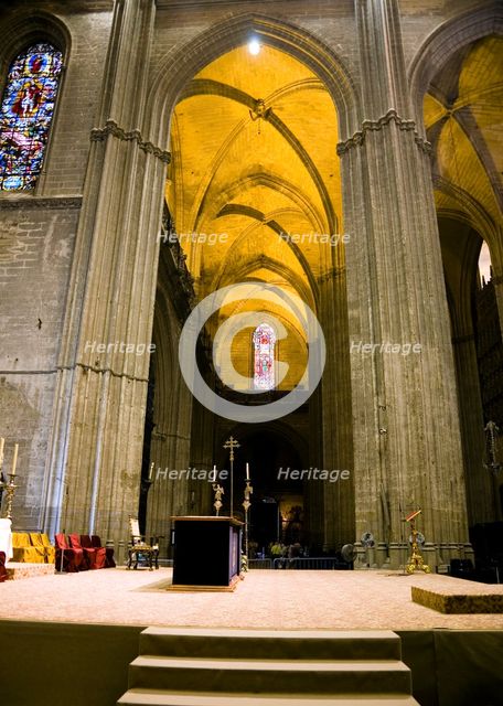 Seville Cathedral, Seville, Spain, 2007. Creator: Samuel Magal.