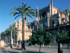 Seville Cathedral, Spain. Creator: Peter Thompson