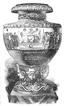 Sevres Vase presented to H.R.H. Prince Albert by His Imperial Majesty the Emperor of the French, 185 Creator: Unknown