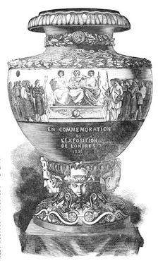 Sevres Vase presented to H.R.H. Prince Albert by His Imperial Majesty the Emperor of the French, 185 Creator: Unknown