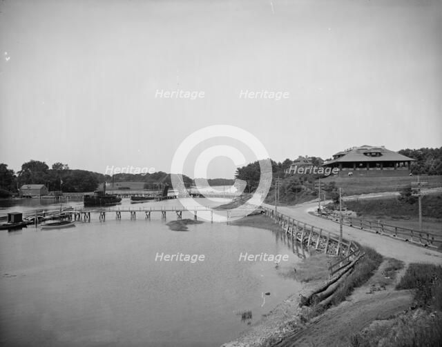 Sewall's bridge and York Country Club, York, Maine, c1908. Creator: Unknown.