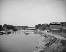 Sewall's bridge and York Country Club, York, Maine, c1908. Creator: Unknown