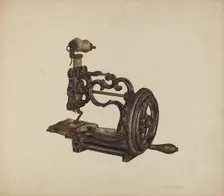 Sewing Machine, c. 1940. Creator: Paul Poffinbarger