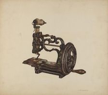 Sewing Machine, c. 1940. Creator: Paul Poffinbarger