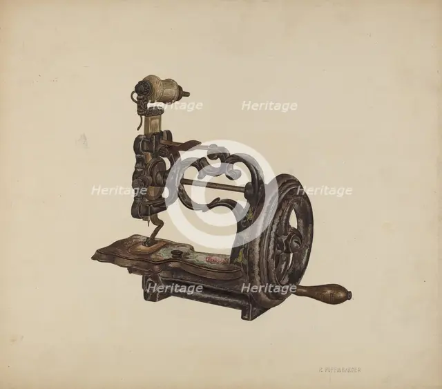 Sewing Machine, c. 1940. Creator: Paul Poffinbarger.