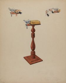 Sewing Bird, 1935/1942. Creator: Edward A Darby
