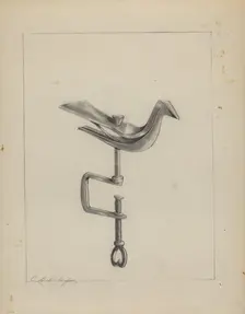 Sewing Bird, c. 1937. Creator: Columbus Simpson