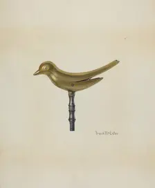 Sewing Bird, c. 1937. Creator: Frank McEntee