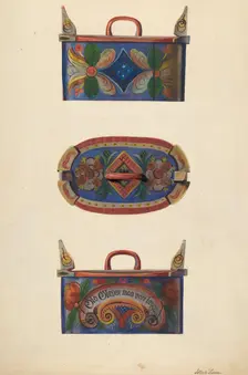 Sewing Box, c. 1936. Creator: Albert J. Levone