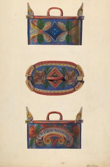 Sewing Box, c. 1936. Creator: Albert J. Levone