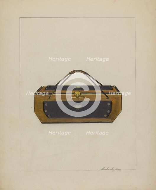 Sewing Box, c. 1937. Creator: Columbus Simpson.