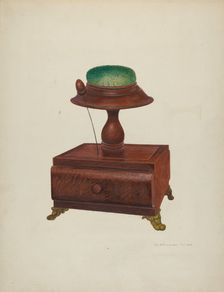 Sewing Box, c. 1940. Creator: George H. Alexander