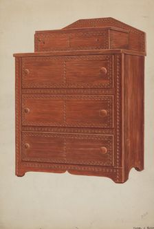Sewing Cabinet, c. 1937. Creator: Frank Eiseman