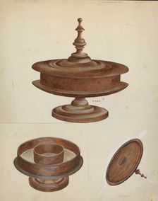 Sewing Container, c. 1937. Creator: Margaret Stottlemeyer