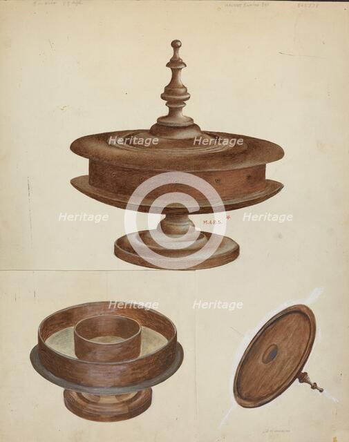 Sewing Container, c. 1937. Creator: Margaret Stottlemeyer.