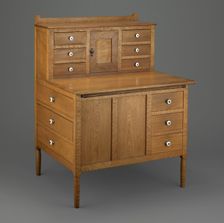 Sewing Desk, 1860/70. Creator: Unknown