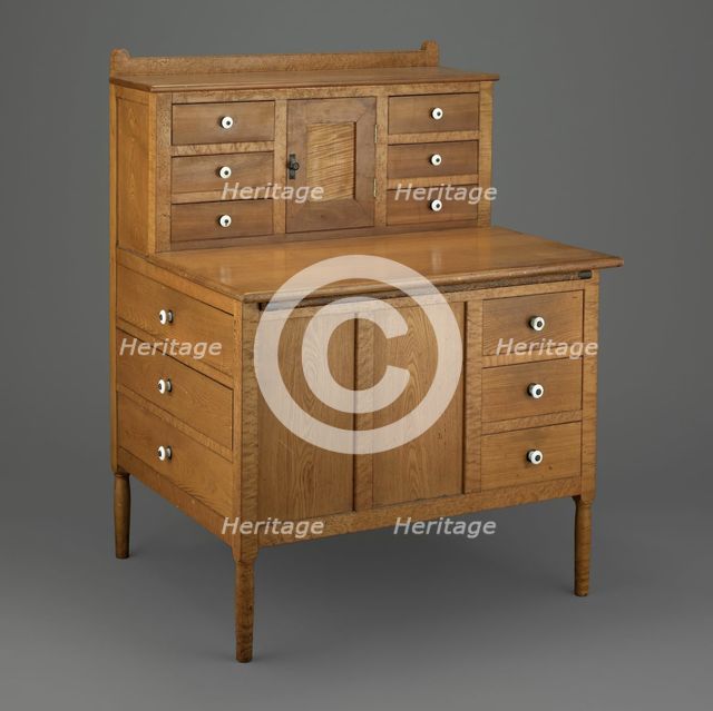 Sewing Desk, 1860/70. Creator: Unknown.