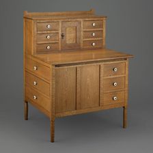 Sewing Desk, 1860/70. Creator: Unknown