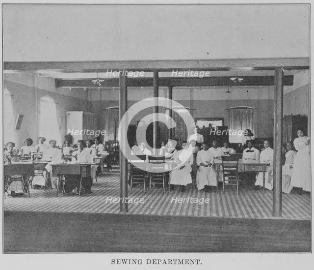 Sewing Department, 1915. Creator: Unknown.