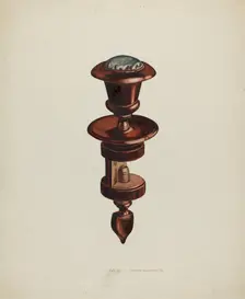 Sewing Holder, c. 1939. Creator: Ernest A Towers Jr