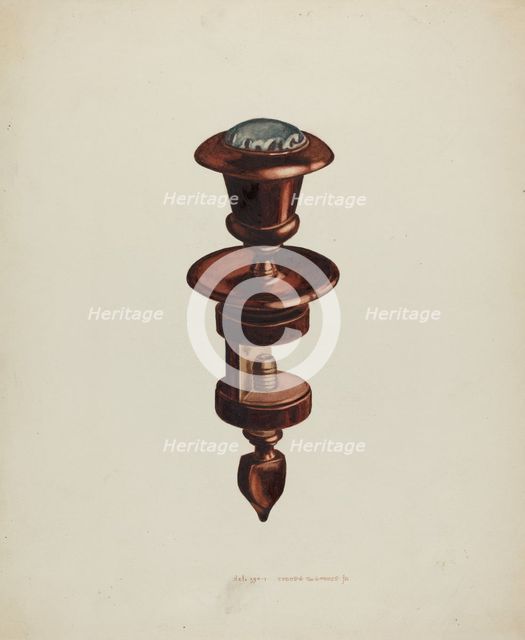 Sewing Holder, c. 1939. Creator: Ernest A Towers Jr.