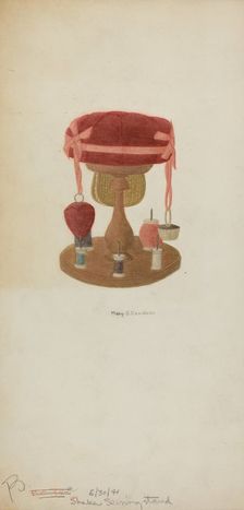 Sewing Stand, 1941. Creator: Mary C. Davidson