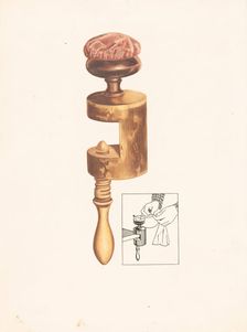 Sewing Screw, c. 1938. Creator: Frank Eiseman