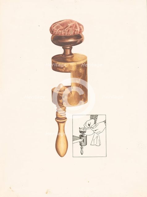Sewing Screw, c. 1938. Creator: Frank Eiseman.