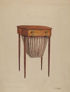 Sewing Table, 1936. Creator: Florence Choate