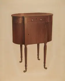 Sewing Table, 1939. Creator: Isidore Sovensky
