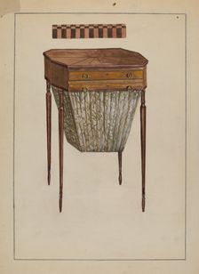 Sewing Table, c. 1939. Creator: Bessie Forman
