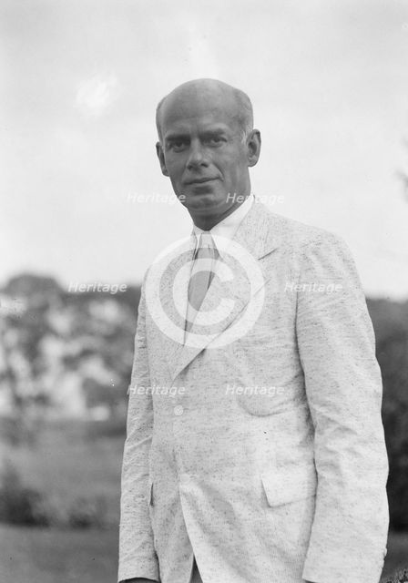 Sexton, Mr., standing outdoors, 1932 July 10. Creator: Arnold Genthe.
