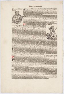 Sexta etas mundi. Page from Liber Chronicarum [The Nuremberg Chronicle] fol. CCLVI. Creator: Unknown